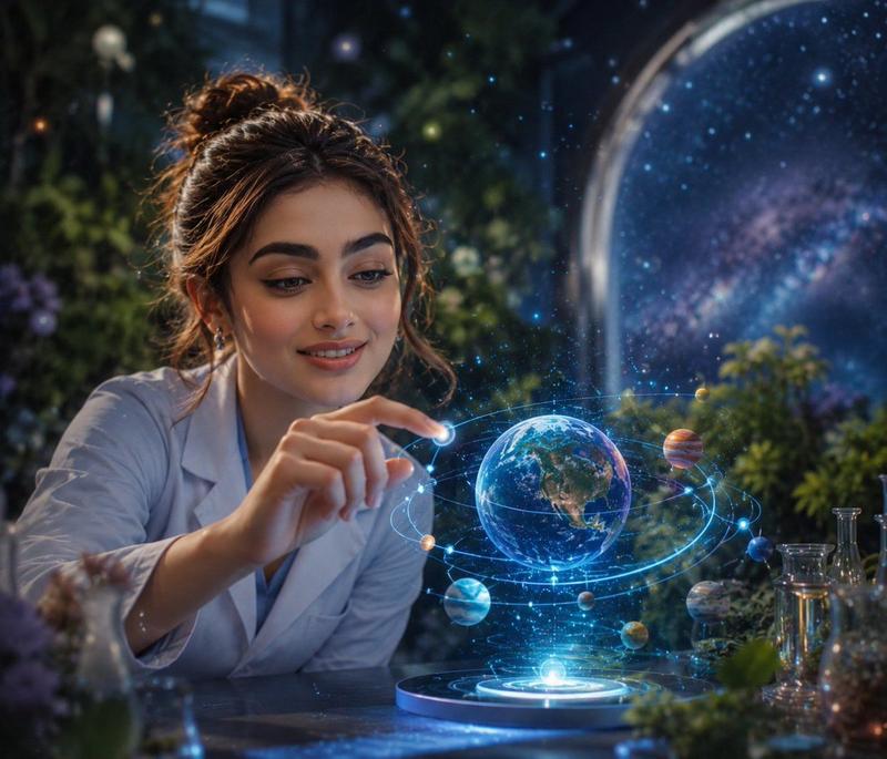 Cosmic Garden Fantasy Portrait