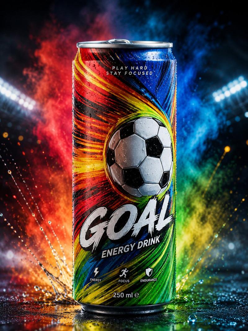 Energy Drink Stadium Ad