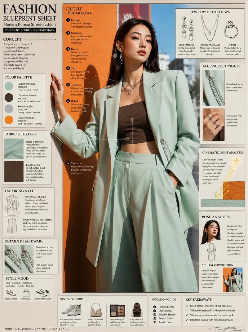 Fashion Blueprint Editorial Sheet