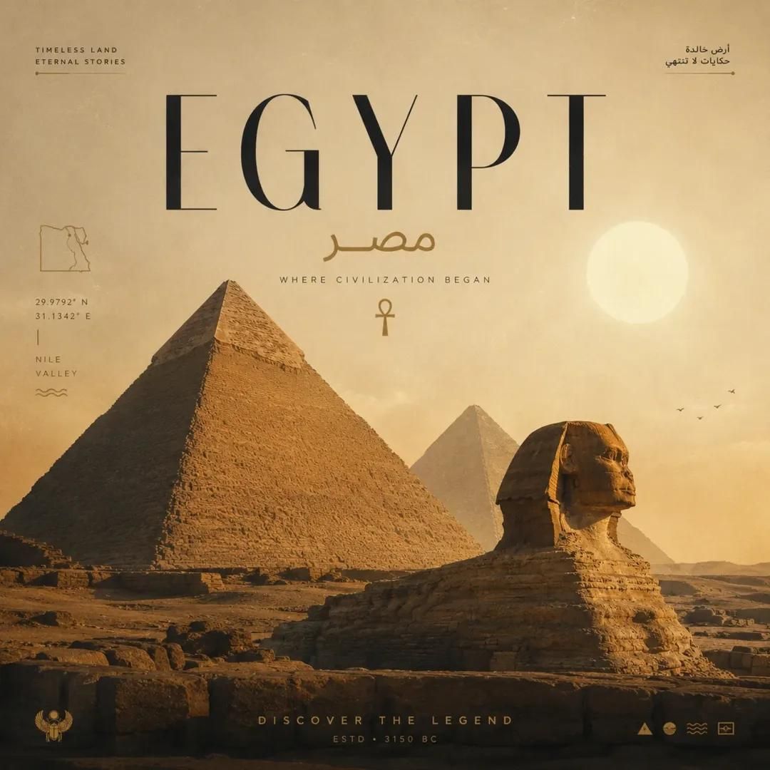 Retro Travel Poster Collage