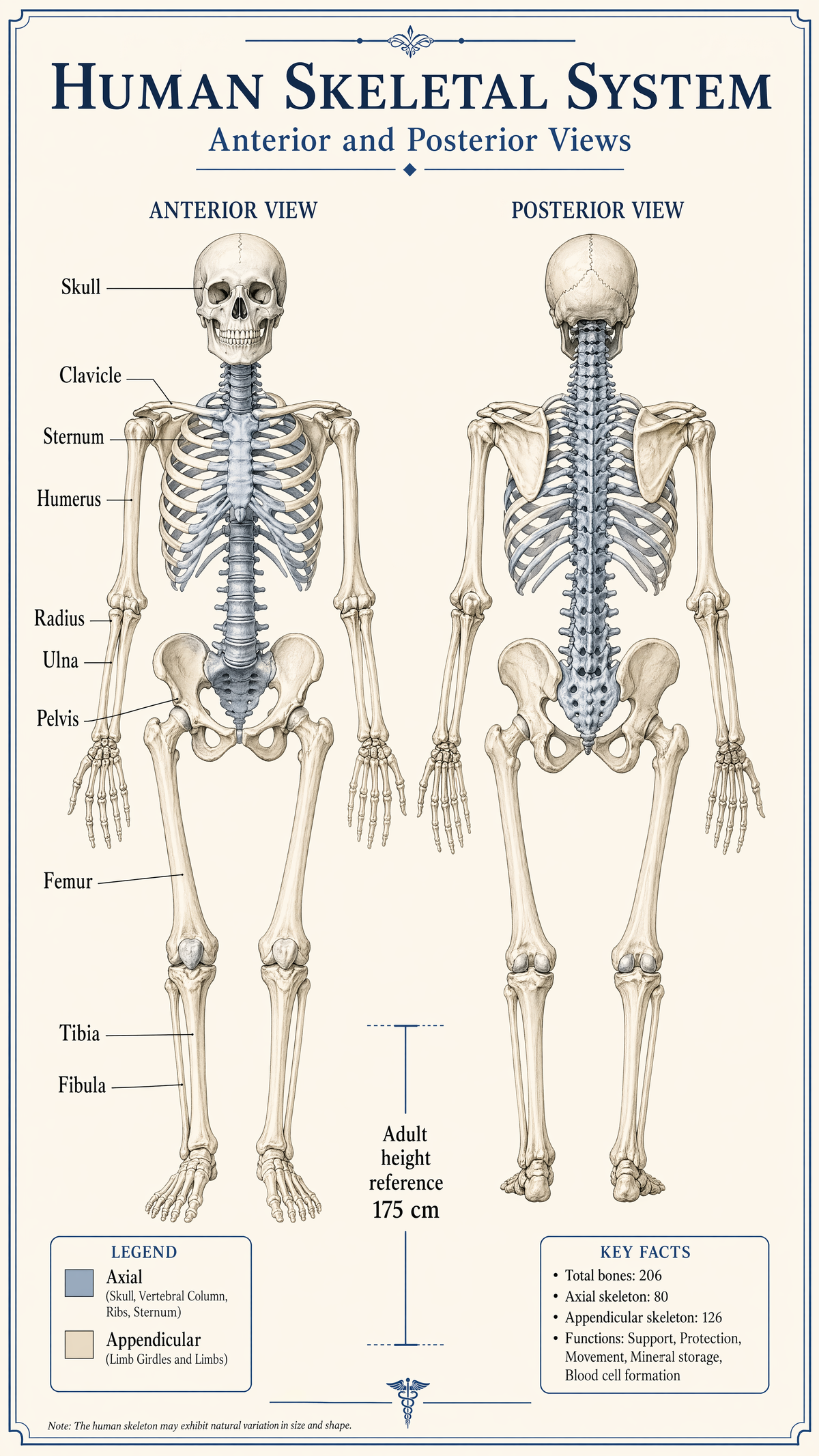 Skeletal System Poster