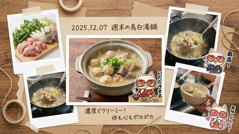 将烹饪照片转换为剪贴簿拼贴画的日语提示