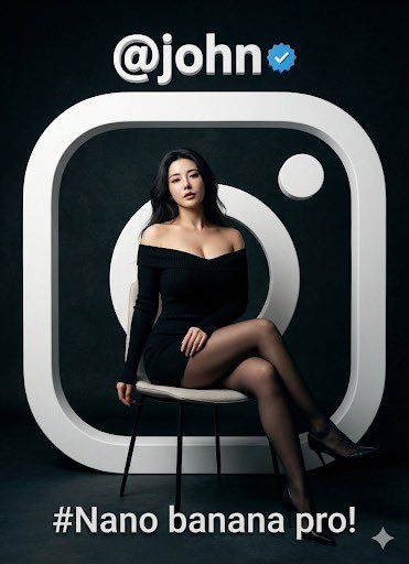 时尚人像与 TikTok 边框叠加
