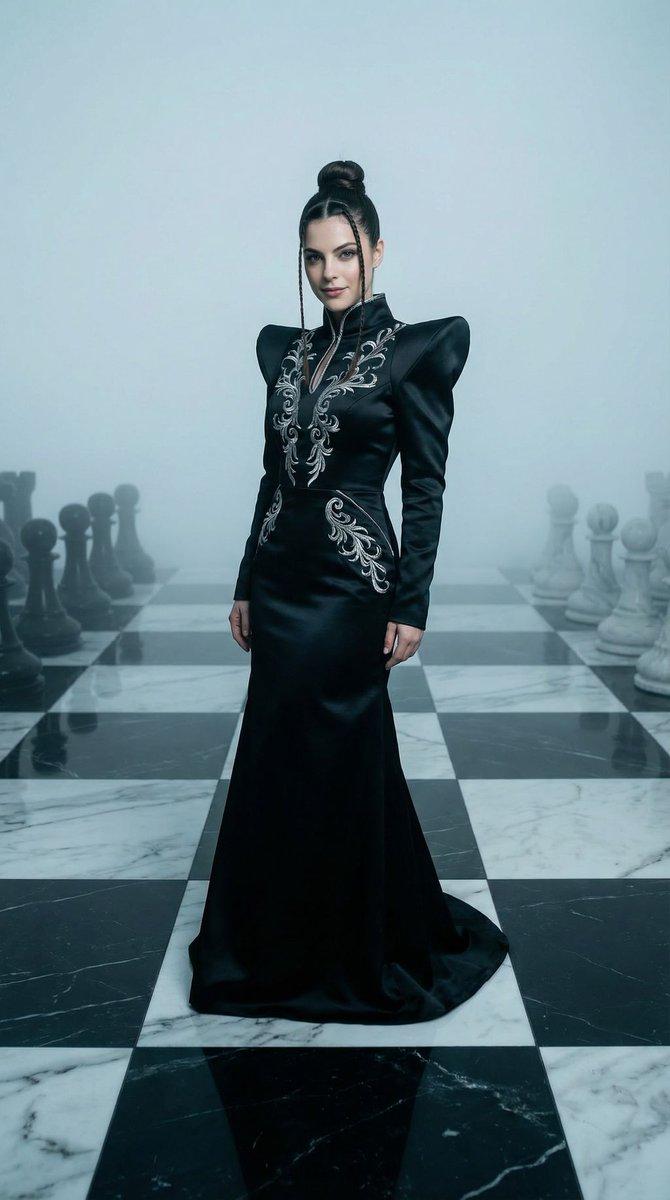 时尚国际象棋女王时尚大片