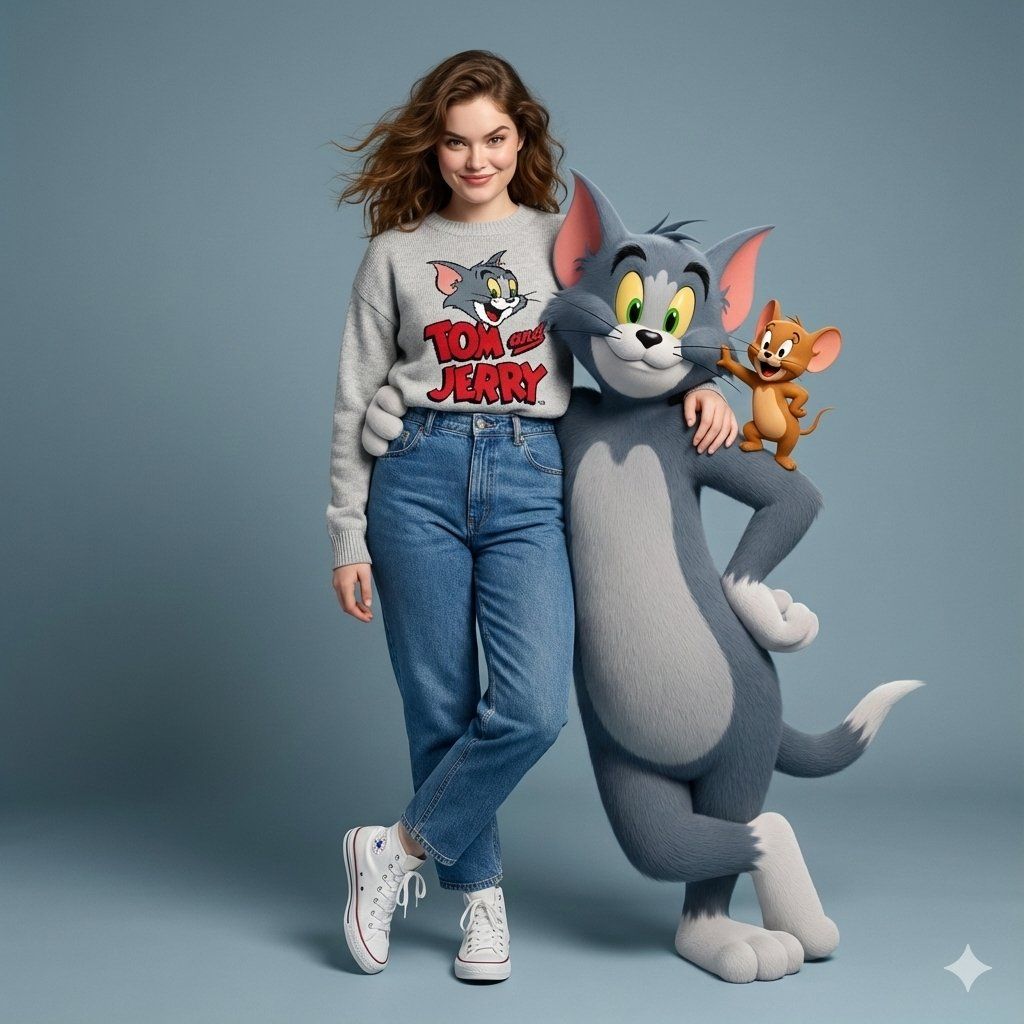 超逼真的《猫和老鼠》互动肖像