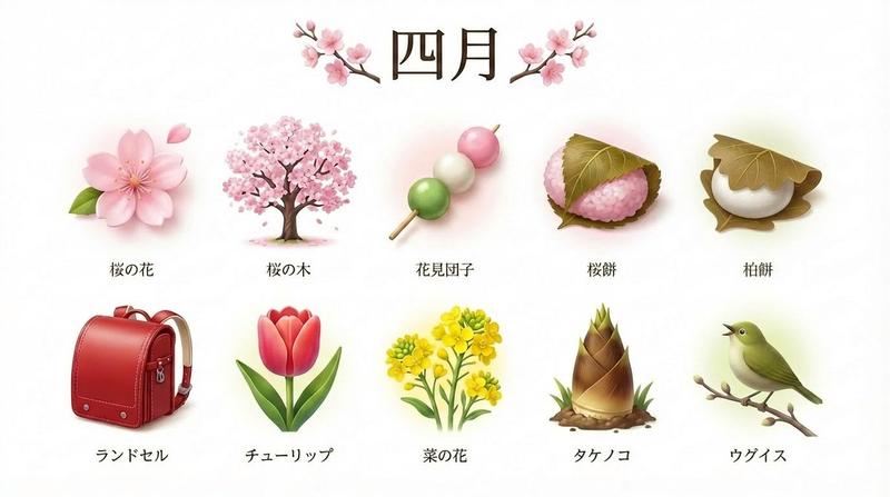 3D 图标合集:日本四季风情