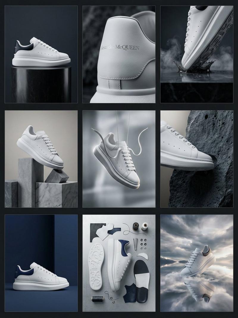 Alexander McQueen 运动鞋编辑网格提示,适用于 Nano Banana Pro
