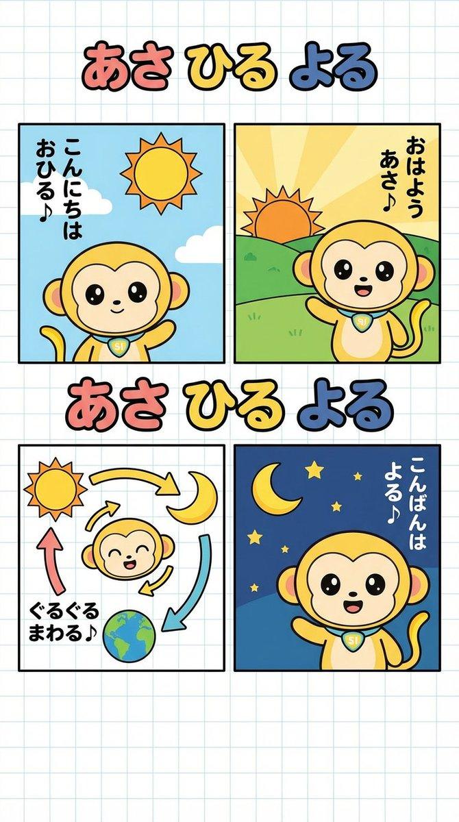 四格漫画：早、中、晚，橘子主题