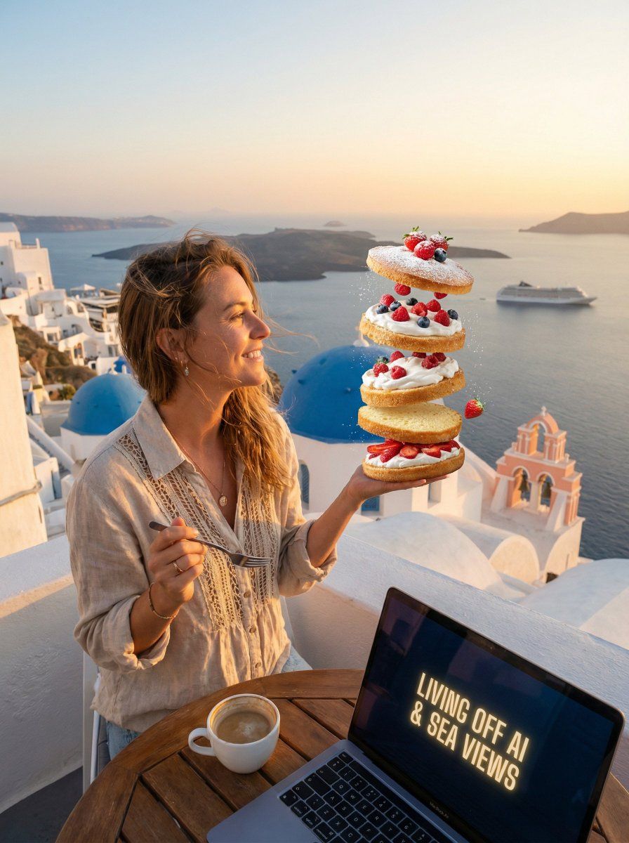 甜点游牧者的梦想:电影般的食物与旅行融合