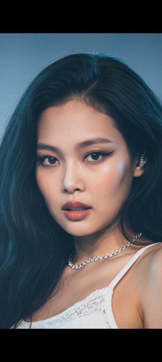 K-pop 明星 Jennie Kim 舞台表演肖像