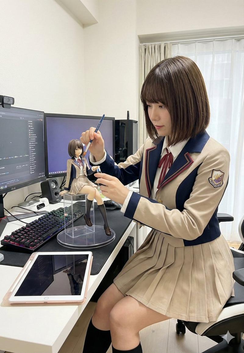 模型清洁迷你我比例模型提示