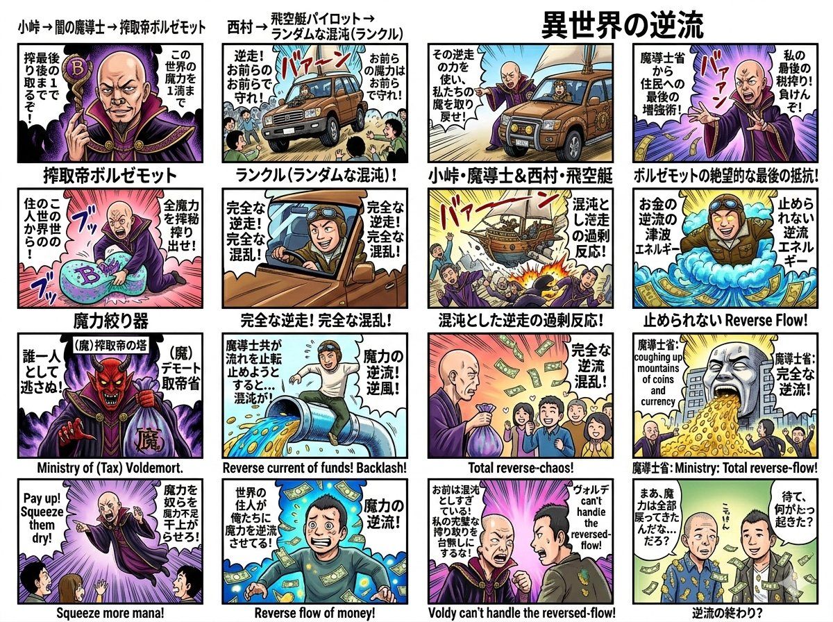 Nano Banana Pro 漫画提示词:小峠英二 饰演 哈利·波特