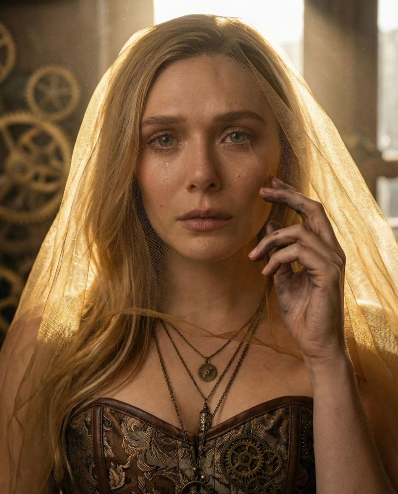 Elizabeth Olsen:时光的金色忧伤编辑肖像