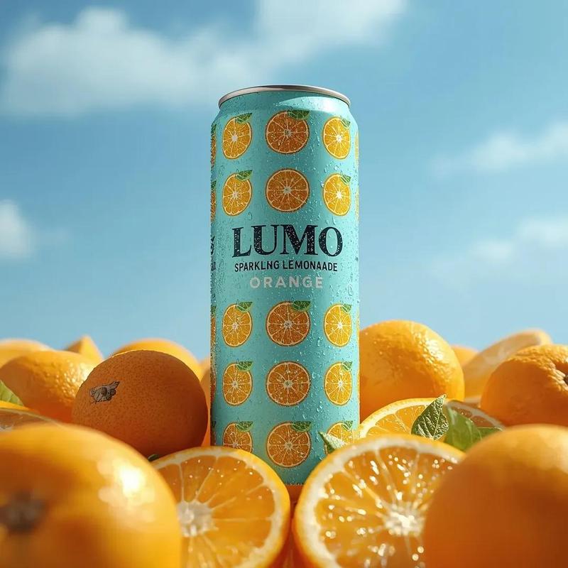 超逼真饮品广告摄影(LUMO 汽水)