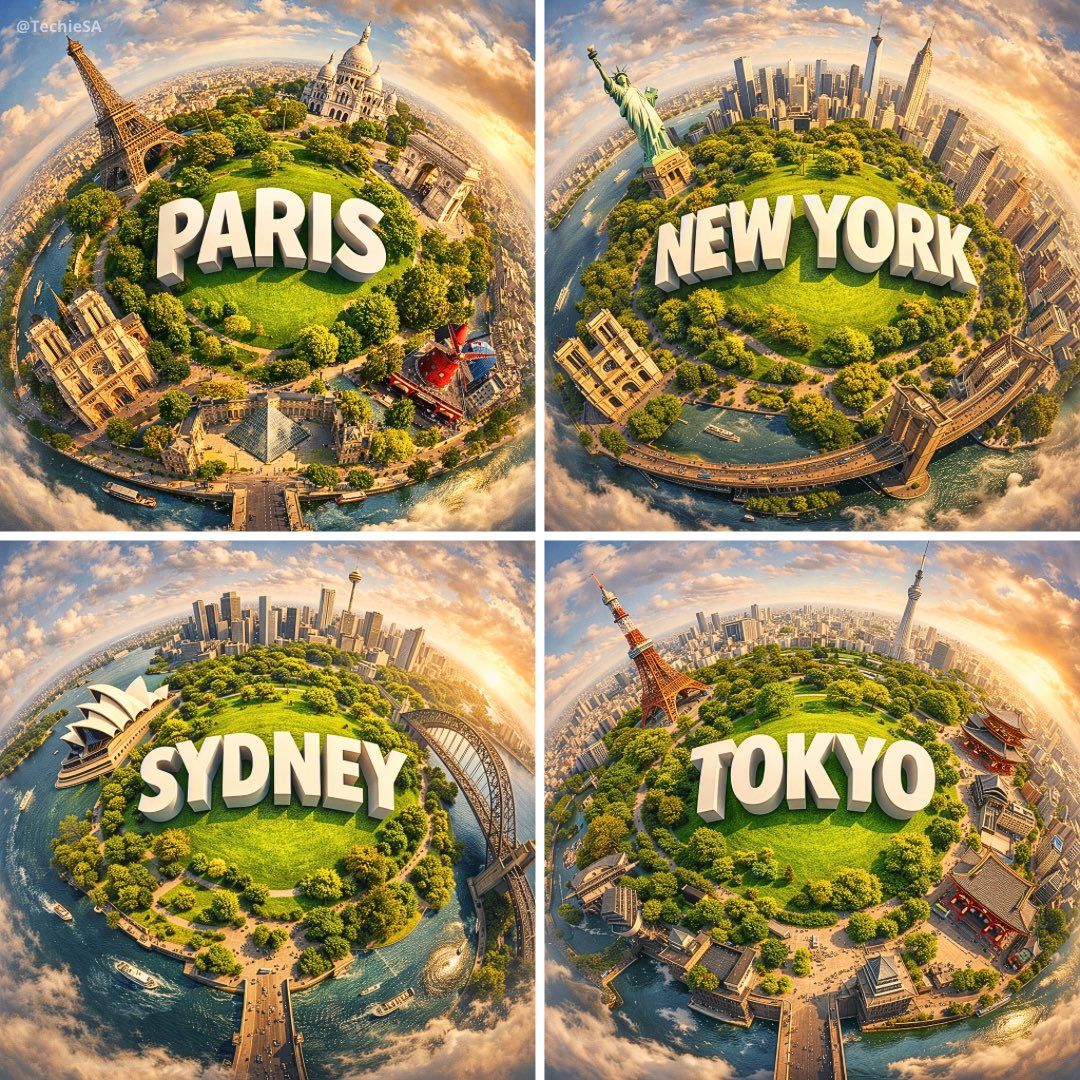 Miniature planet city render: GPT Image 2 prompt