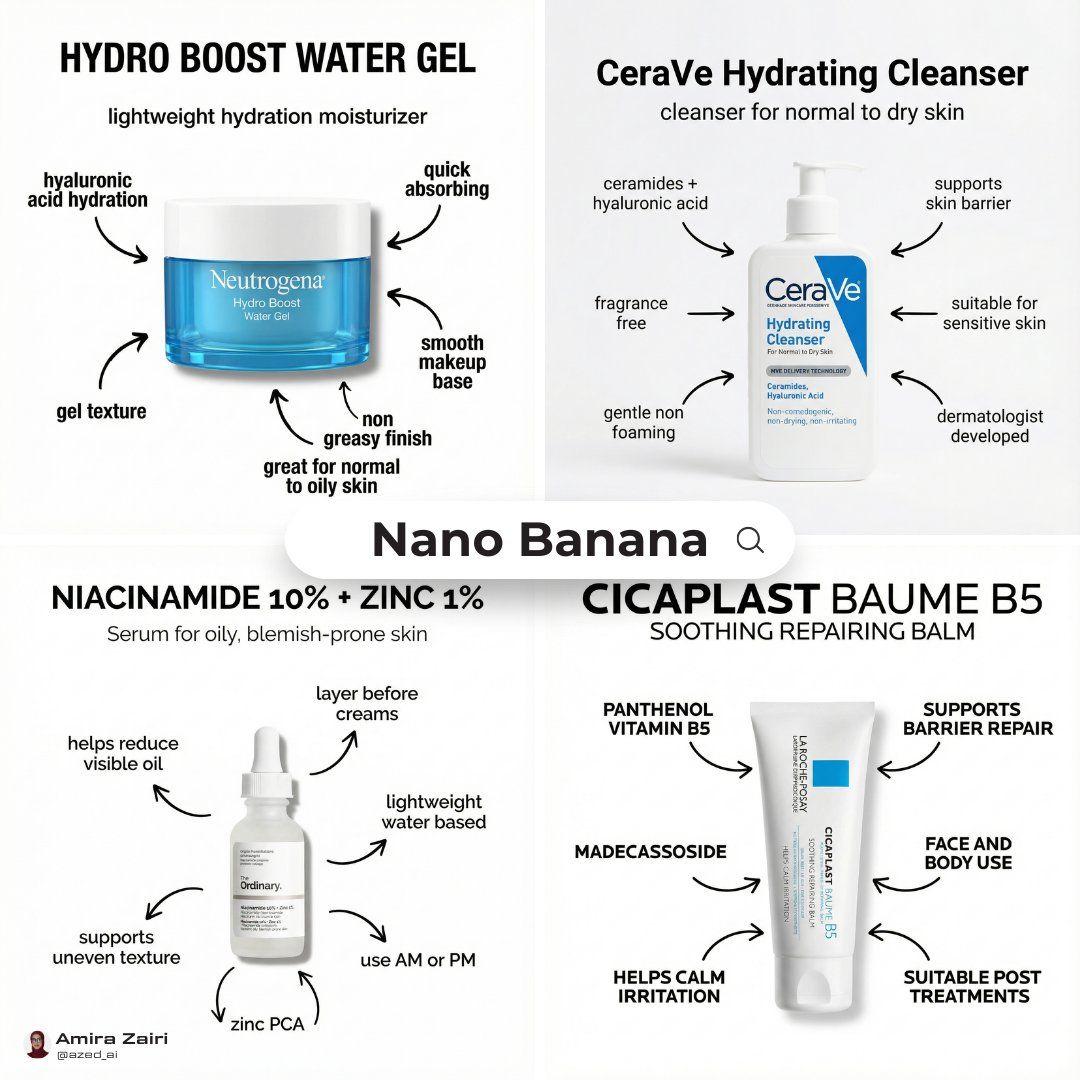 Skincare education poster: GPT Image 2 prompt