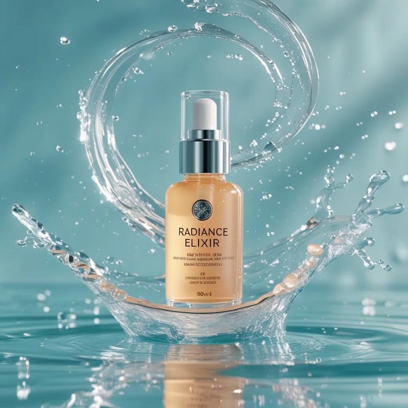 Skincare 360 splash commercial: GPT Image 2 prompt