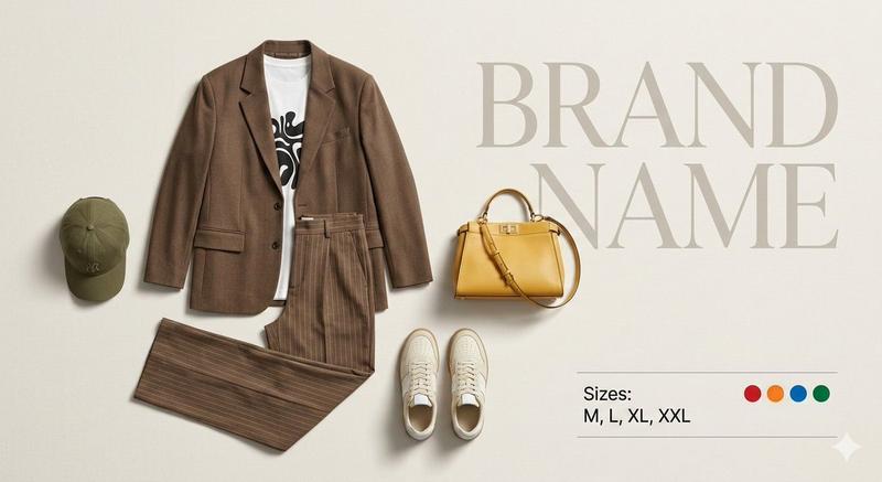 Beige flat lay outfit: GPT Image 2 prompt