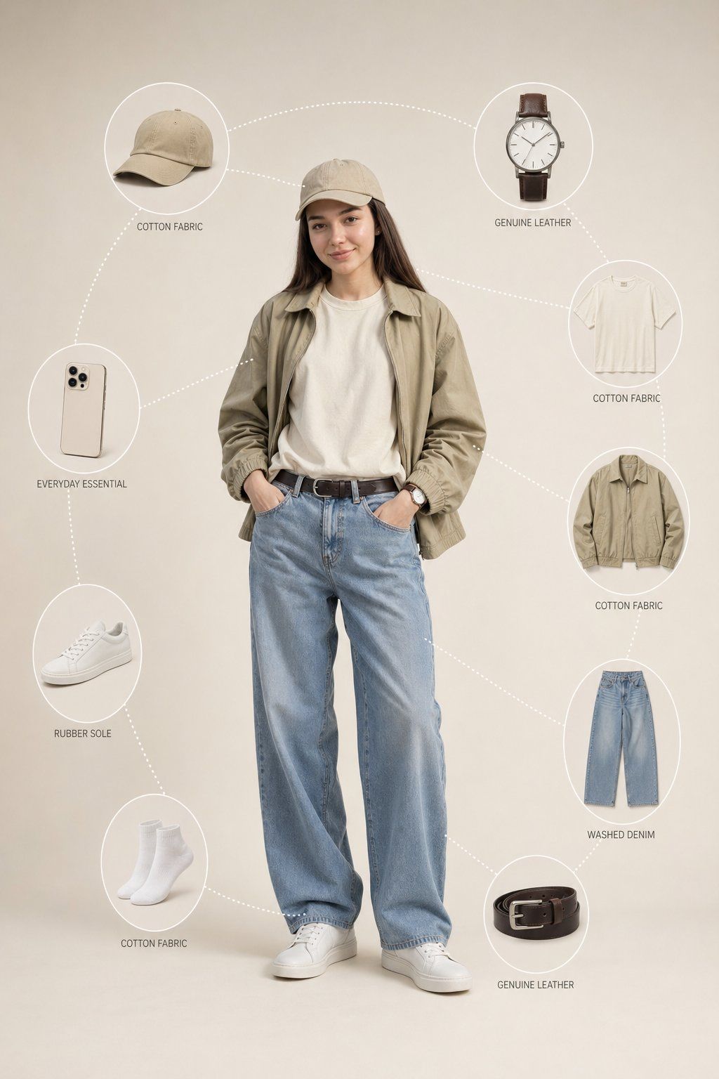 Beige menswear fashion infographic: GPT Image 2 prompt
