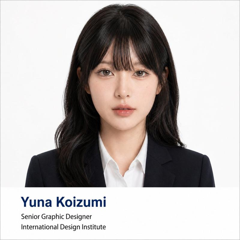 Formal business profile headshot: GPT Image 2 prompt