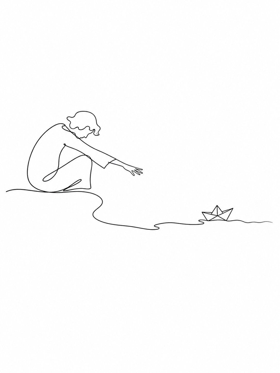 Single-line breathing field drawing: GPT Image 2 prompt