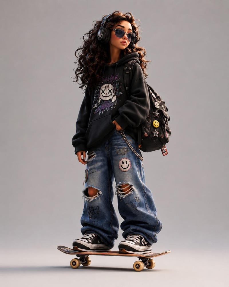Pixar Spider-Verse skater character: GPT Image 2 prompt