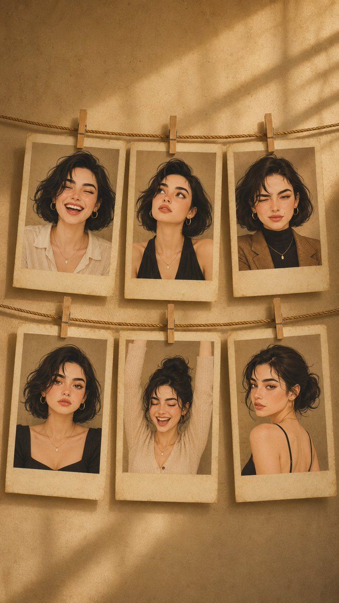 Vintage Polaroid girl collage: GPT Image 2 prompt