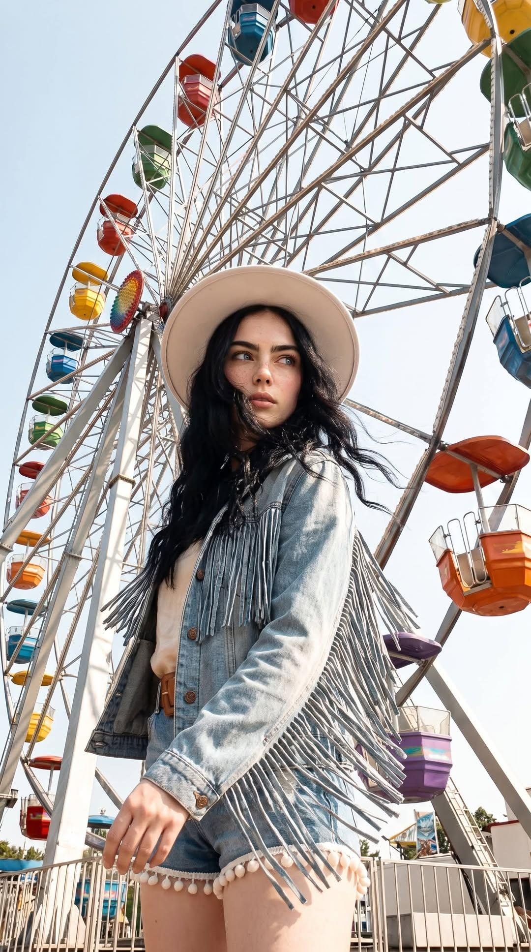 Ferris wheel boho summer photo: GPT Image 2 prompt