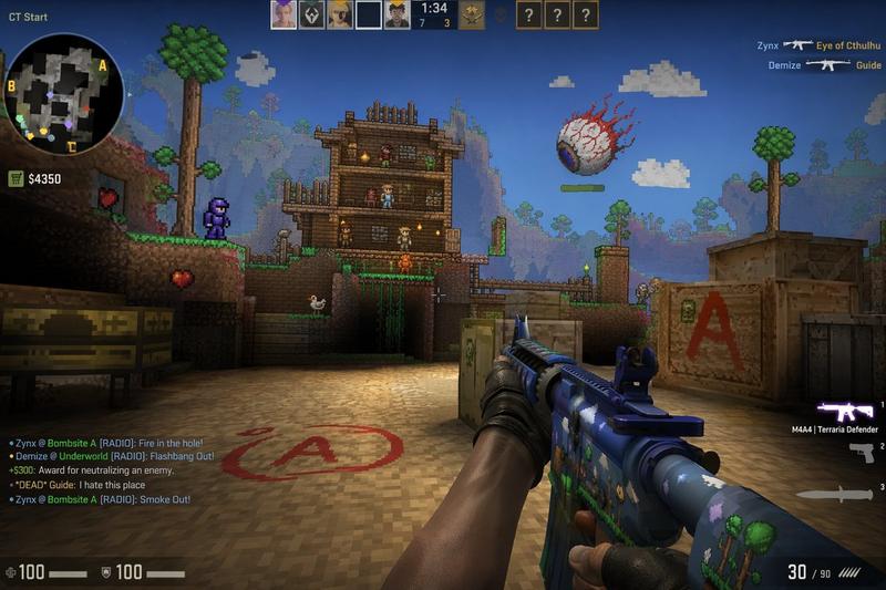 Counter-Strike meets Terraria: GPT Image 2 prompt