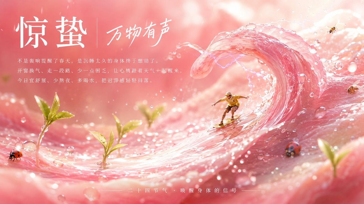 二十四节气微观沉浸式广告视觉生成提示词