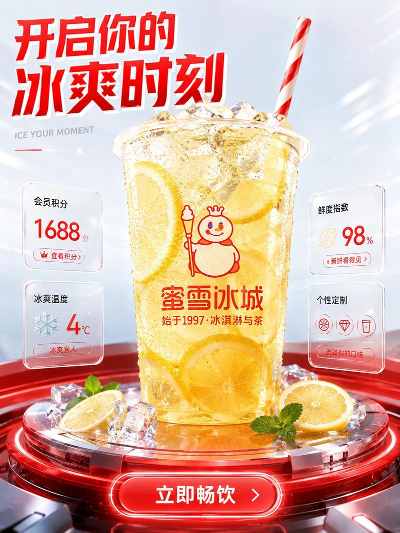 饮品品牌海报设计可替换模组