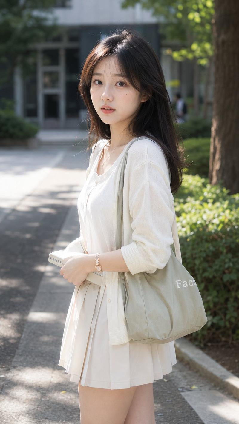 校园清新风格高级质感东方女性写真