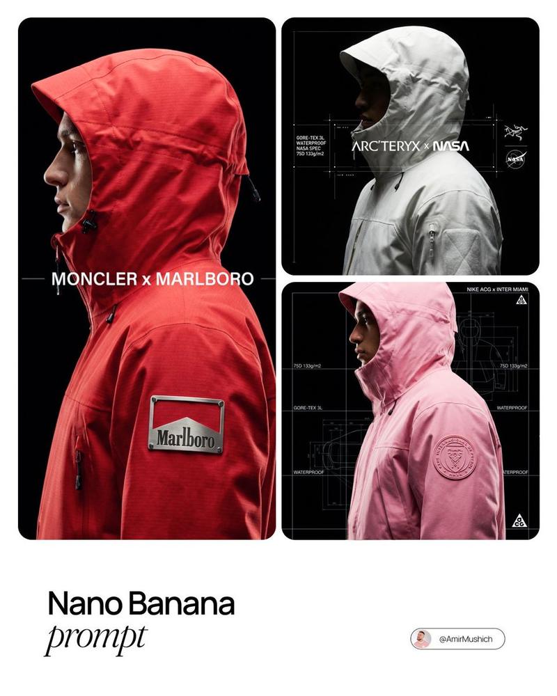 赛博朋克机能风户外品牌联名海报
