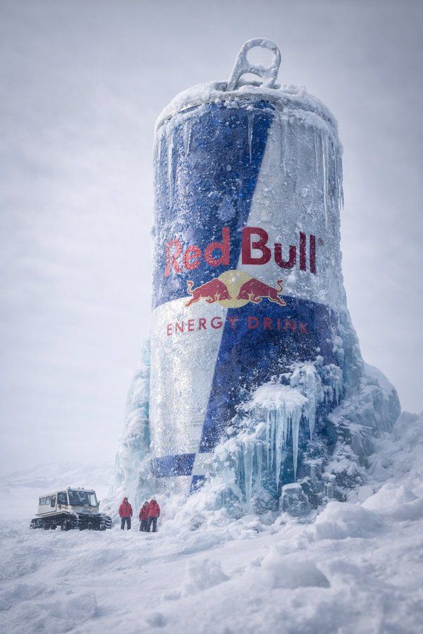 冰封北极的巨型能量罐