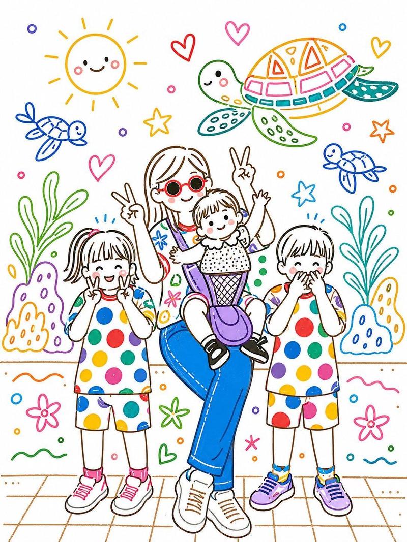 手工纸雕图层插画风格