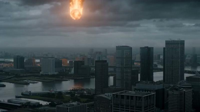 好莱坞级现代都市末日陨石撞击
