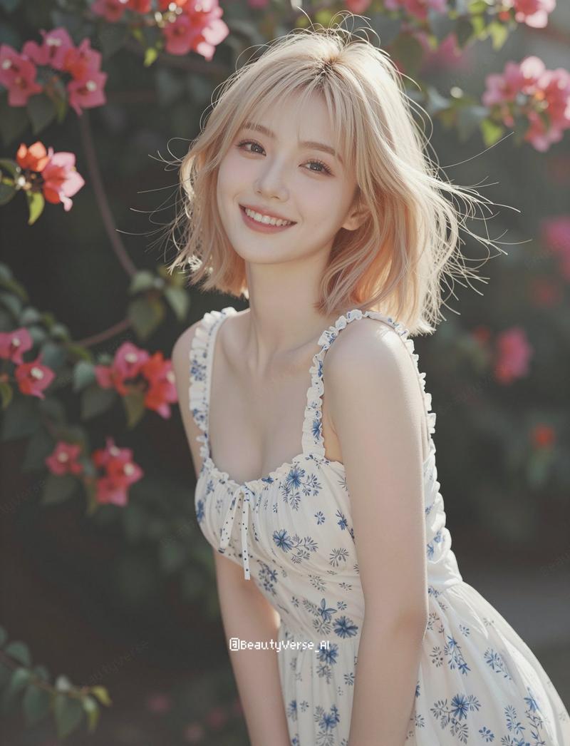 超写实阳光花园日本美女写真
