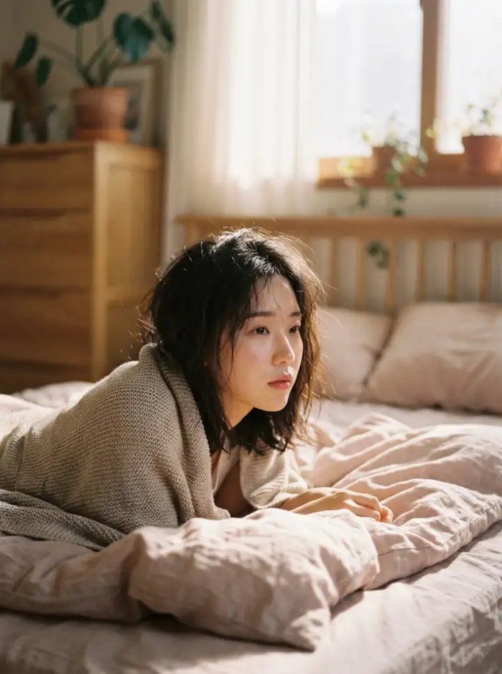 iPhone随手拍:校服女生宿舍下铺的真实午后