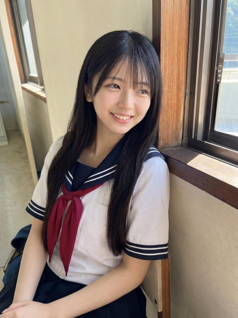 日系少女窗边自然生活感手机随拍