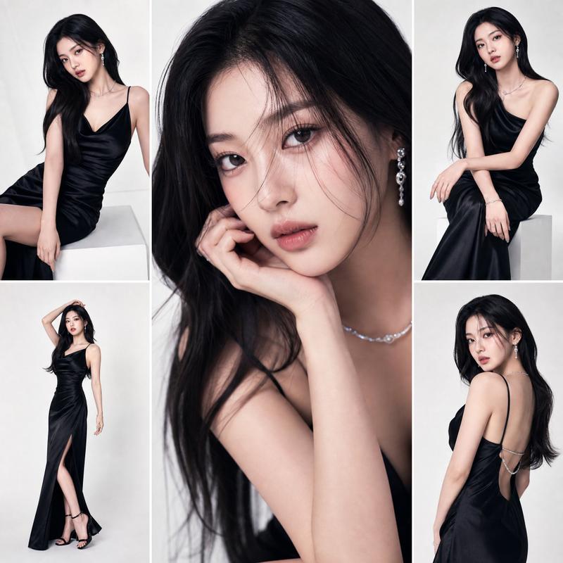 Kpop偶像高级时尚杂志大片