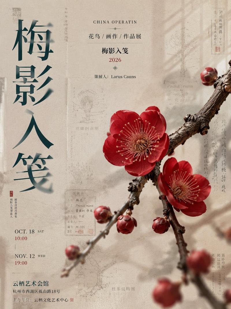 新中式高端展览海报设计