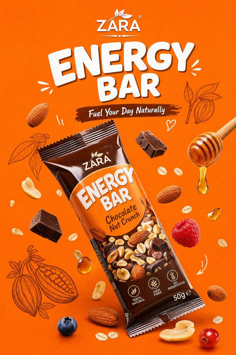 现代高端快消零食商业海报视觉设计