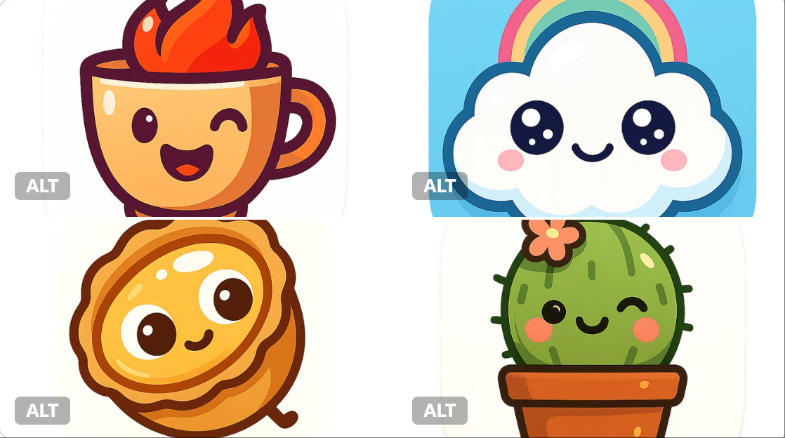 俏皮现代的应用程序图标设计