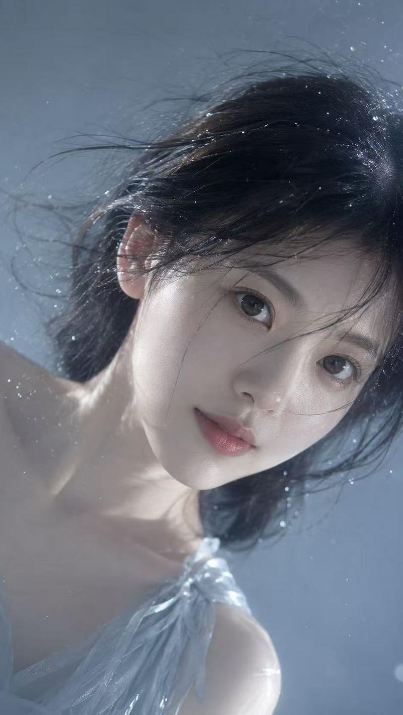 水光清透感写实电影特写人像