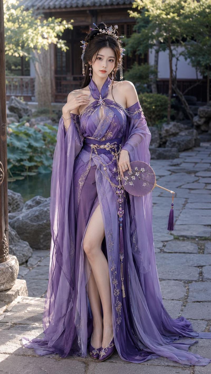 性感宋风汉服中国美女网红