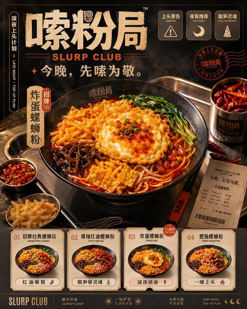 嗦粉局螺蛳粉品牌视觉系统全套提案