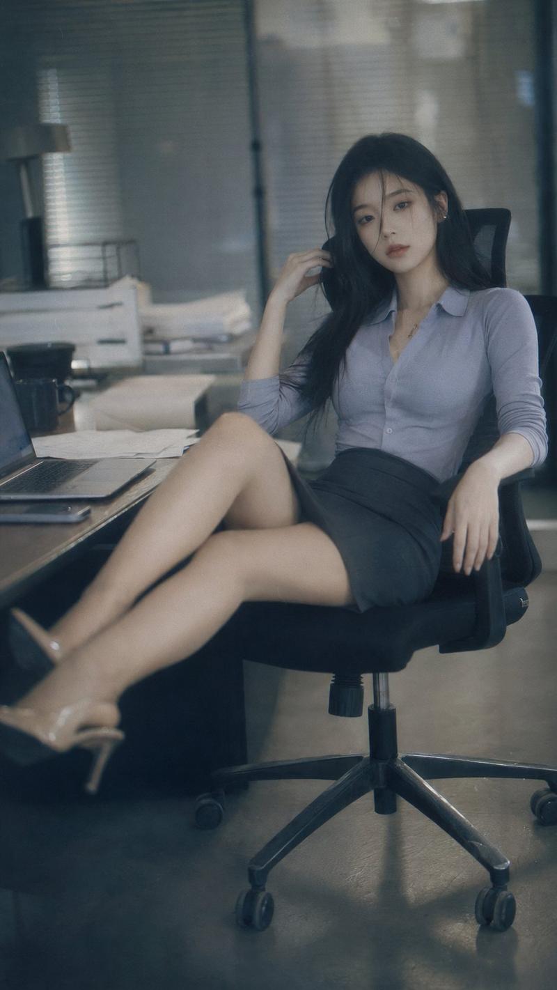 柔光CCD复古日系职场女性肖像