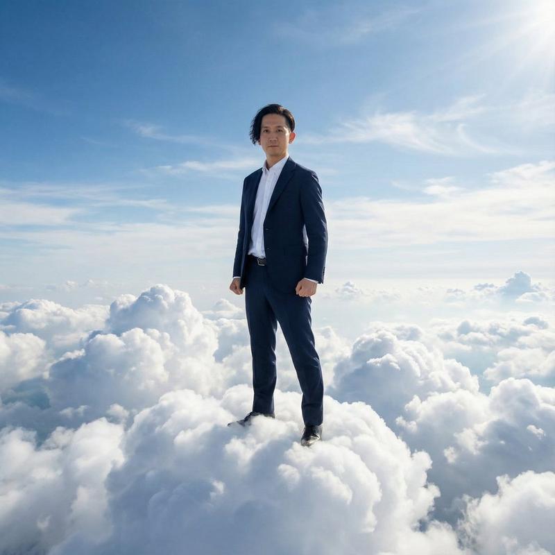云端之上西装革履的守护天王