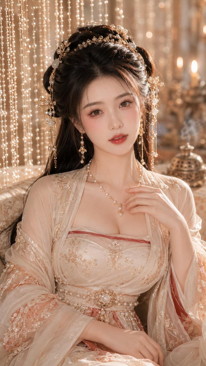 唐风贵女高级水光美妆写真
