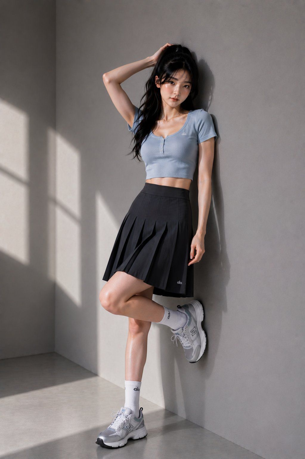 极简主义奢侈运动风东亚女性时尚大片